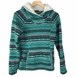 Koppen Women’s Nordic Print Knit Fleece Ho…